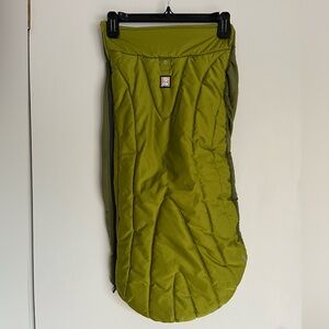 Green Ruffwear Dog Coat